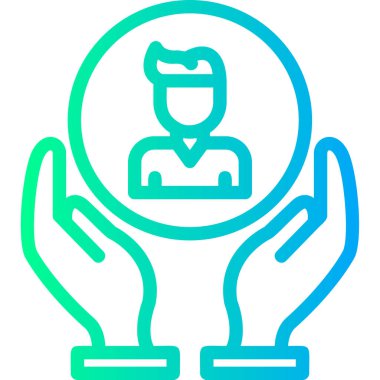 Elleri küreyi tutan bir insan