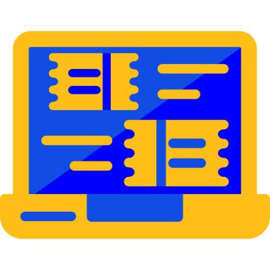 veritabanı sunucu simgesi düz biçimli