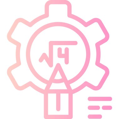 Kimyasal test. Web simgesi basit illüstrasyon