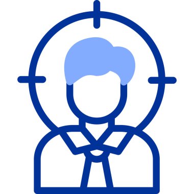 Avatar kişi simgesi - taslak biçimi