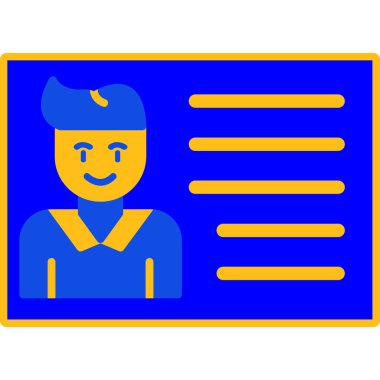 Man avatar web simgesi, vektör illüstrasyonu