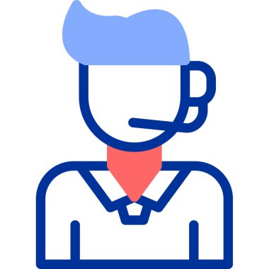 avatar. Web simgesi basit illüstrasyon