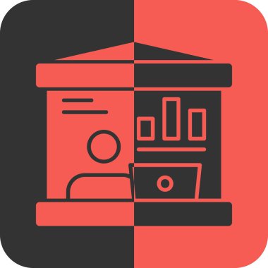 düz biçimli mimari simgesi oluşturma