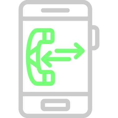 Akıllı telefon. Web simgesi basit illüstrasyon