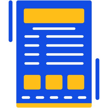 belge web simgesi basit resimleme