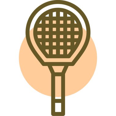 Tenis. Web simgesi basit tasarım