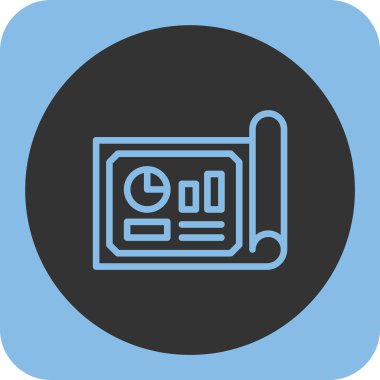 İş ve finans simgesinin vektör illüstrasyonu