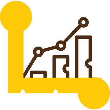 çubuk grafik çizelgesi simgesi dış hat biçiminde