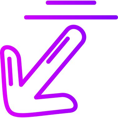 Modern bir simgenin vektör illüstrasyonu