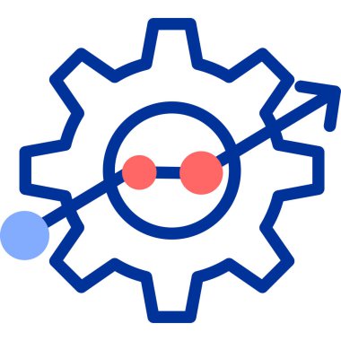 dişli ağ vektör simgesi