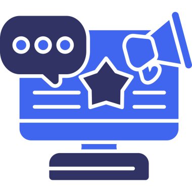 Online haber vektör simgesi