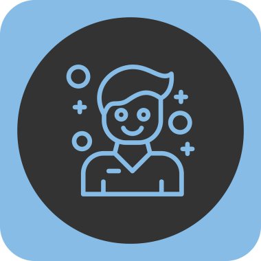 Müşteri hizmeti simgesi, vektör illüstrasyonu