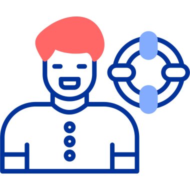 avatar erkek simgesi ana hatları biçiminde