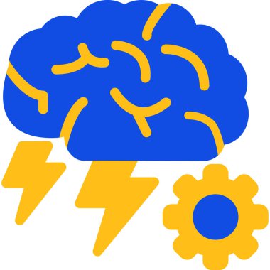 Bulut. Web simgesi basit illüstrasyon