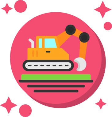 Robot simgesi, vektör çizimi