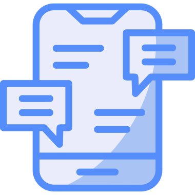 Sohbet iletisi açıklama simgesi ana hat biçimi