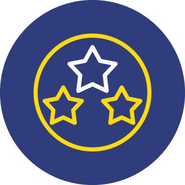 yıldız simgesi vektör illüstrasyonu