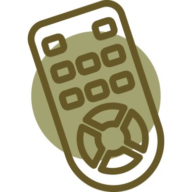 Uzaktan denetimin vektör illüstrasyonu