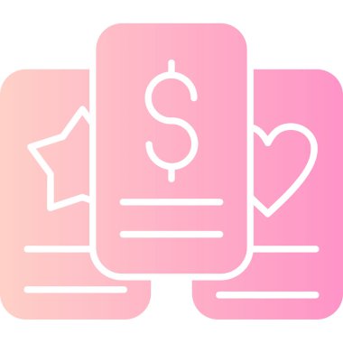 Dolar işareti vektör ikonlu para çantası. Basit tasarım çizimi