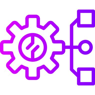 dişli ağ vektör illüstrasyonu