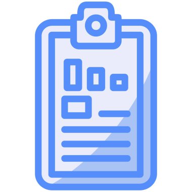 Yapılacaklar listesi web simgesi basit illüstrasyon