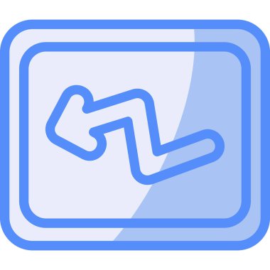 sol yön ok simgesi, özet biçimi