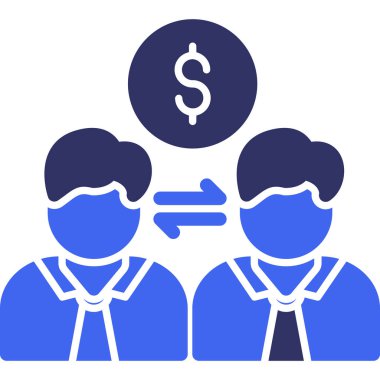 İş. Web simgesi basit illüstrasyon