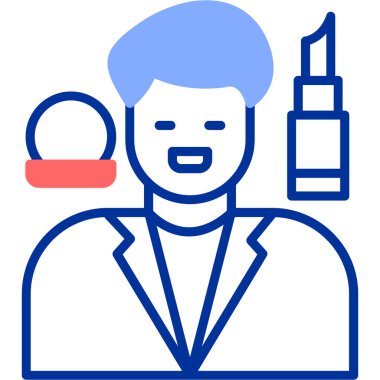 avatar. Web simgesi basit illüstrasyon