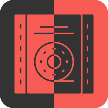 Fırın. Web simgesi basit illüstrasyon