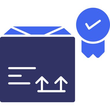 kutu simgesi vektör illüstrasyonu