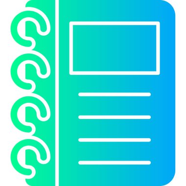 kitap web simgesi basit illüstrasyon