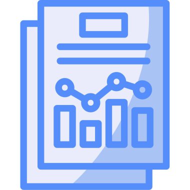 Veri analizi. Web simgesi basit illüstrasyon