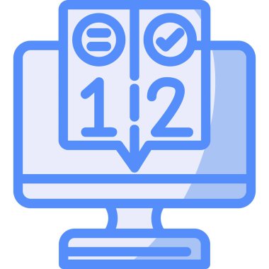 Dizüstü bilgisayar simgesi, vektör illüstrasyon tasarımı