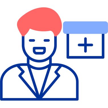 iş simgesi vektör illüstrasyonu