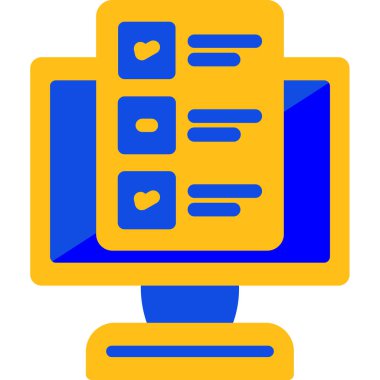 çevrimiçi web simgesi basit tasarımı