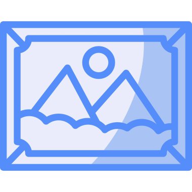 harita simgesi vektör illüstrasyonu