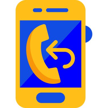 çağrı simgesi, vektör illüstrasyonu