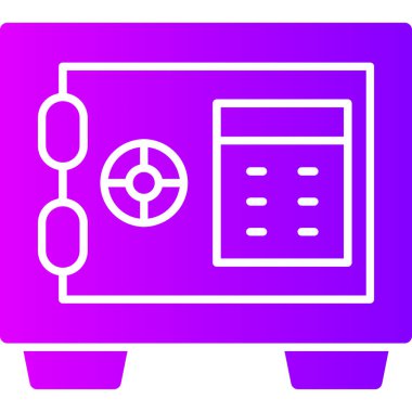 Bilgisayar monitörü. Web simgesi basit illüstrasyon