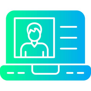 kullanıcı profili simgesi. beyaz arkaplanda izole edilmiş web tasarımı için kullanıcı profili simgesi