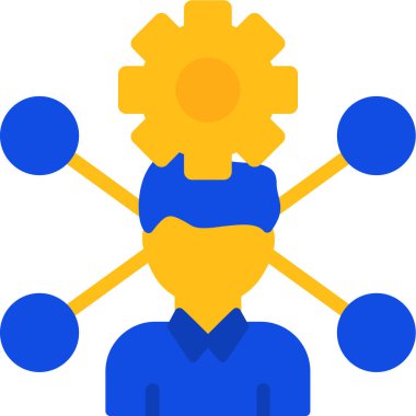 Kafa. Web simgesi basit tasarım