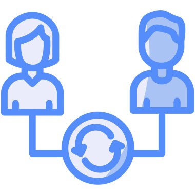 ağ paylaşım simgesi çizimi