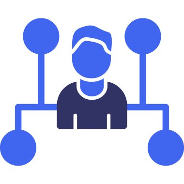 Modern bir simgenin vektör illüstrasyonu