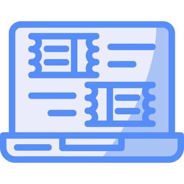 Bilgisayar. Web simgesi basit illüstrasyon