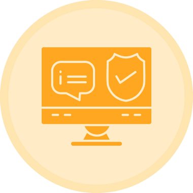 Bir dizüstü bilgisayarın vektör çizimi