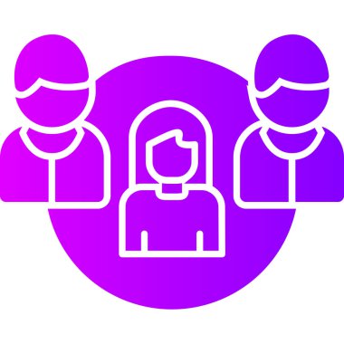 İnsan simgesinin vektör illüstrasyonu