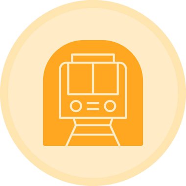 tren. Web simgesi basit illüstrasyon