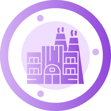 Bir ev şehrinin vektör illüstrasyonu