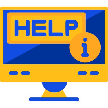 yardım simgesi çizimi