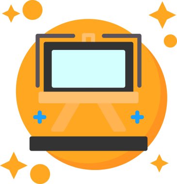 tablet simge vektör illüstrasyonu