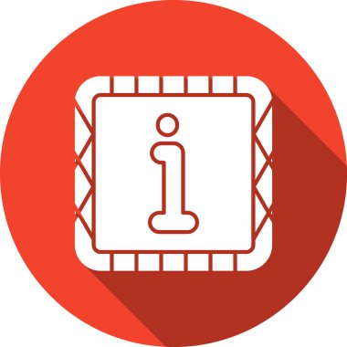 Modern b 'nin vektör illüstrasyonu bilgi simgesinden yoksun